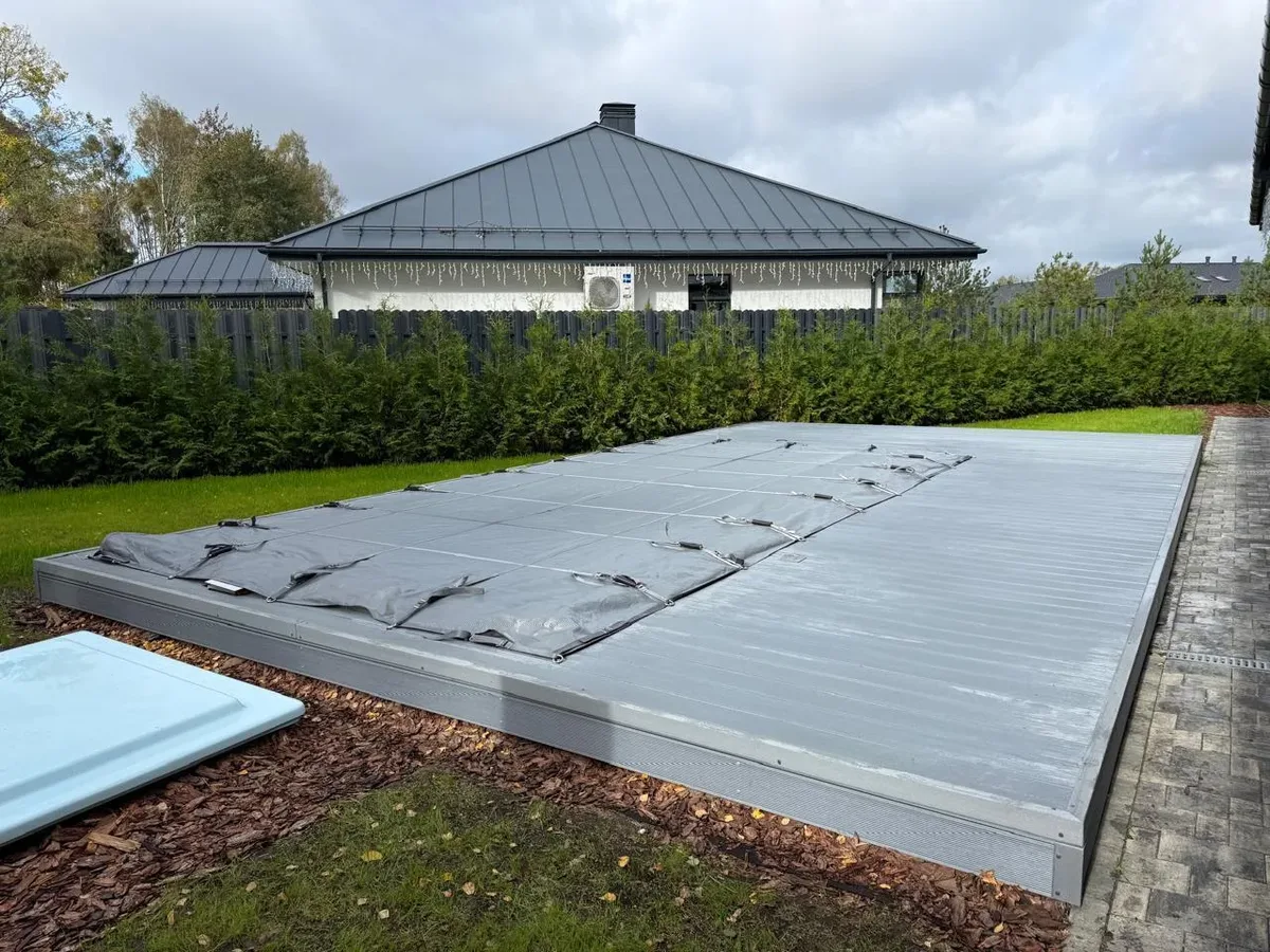 Покрывало Laguna Cover Mesh — установка в Фрязино